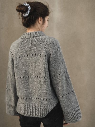 PRINTED Knitting pattern for Cloudy sweater