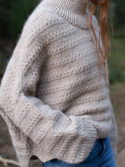 Knitting pattern for the Ruke Iris sweater