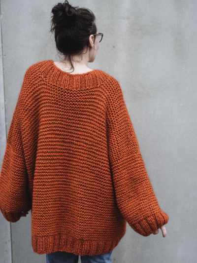 Knitting pattern for Sunset cardigan