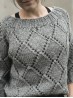 Diamond Chunky Pullover – Boat Neck & Folded Neck Knitting Pattern