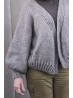 I Wish This Cardigan Knitting Pattern – Hip-Length, Balloon Sleeves & V-Neck