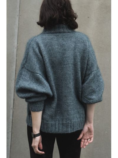 April Jumper Knitting Pattern – Oversized Hip-Length with Wide Sleeves