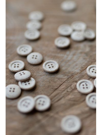 Recycled vegetable fiber buttons GOTS 18mm