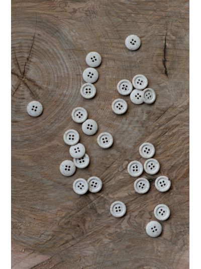 Recycled vegetable fiber buttons GOTS 18mm