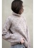 Foxy Steps Sweater Knitting Pattern – Midi Length, Turtleneck & Lace Stitch Design