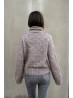 Foxy Steps Sweater Knitting Pattern – Midi Length, Turtleneck & Lace Stitch Design