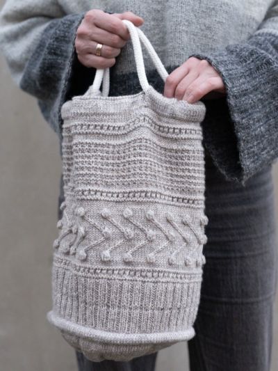 Ruke Project Bag Knitting Pattern – Two Sizes, Multiple Stitch Patterns  Meta Description: