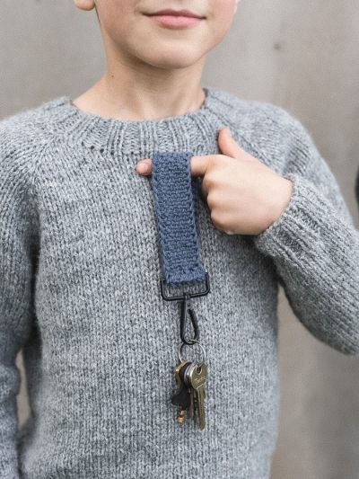 Ruke Keychain Knitting Pattern – Cute, Quick Knit in Linen Stitch