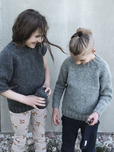 Ruke Twins Sweater Knitting Pattern – Crew Neck, Raglan & Capsule Design