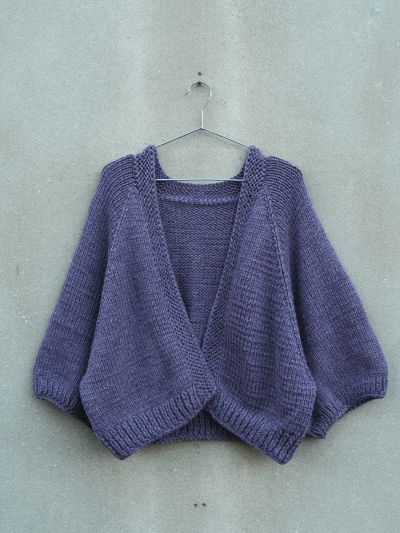 Knitting pattern for Butterfly cardigan