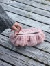 Monday Clutch Bag Knitting Pattern – Handheld, Waffle Stitch & Zippered