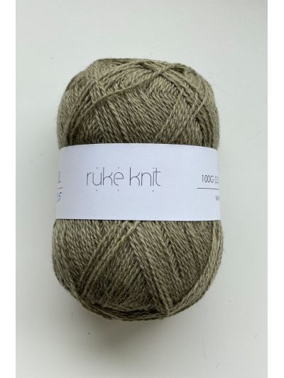 Ruke knit Wool yarn - Sage green (235), 100g