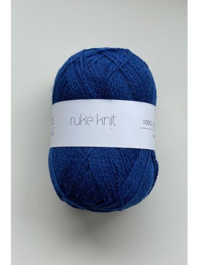 Ruke knit Wool yarn - Royal blue (245), 100g