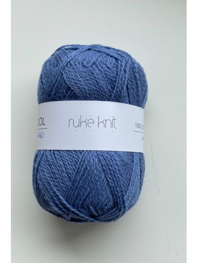 Ruke knit Wool yarn - Pastel blue (440), 100g