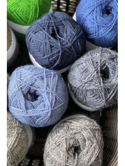 Ruke knit Wool yarn - Pastel blue (440), 100g