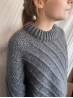 Sand Dunes Sweater Knitting Pattern – Hip-Length, Slanting Stripes & Double Neck Option