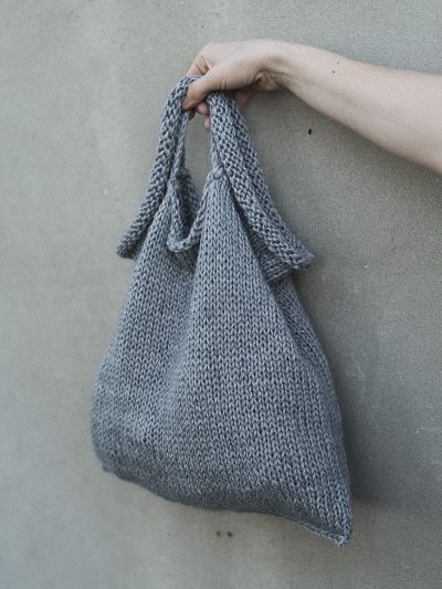 Knitting pattern for Crazy market bag