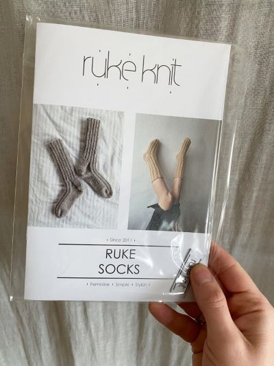 PRINTED Knitting pattern for Ruke socks