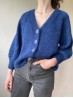 Mohair Weekend Cardigan Knitting Pattern – Hip-Length, V-Neck & Balloon Sleeves