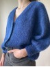 Mohair Weekend Cardigan Knitting Pattern – Hip-Length, V-Neck & Balloon Sleeves