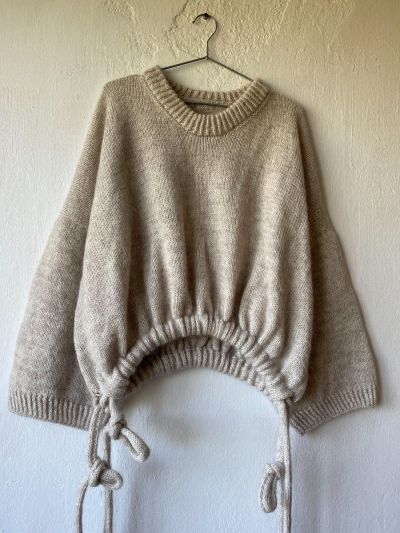 Fairy Tale Sweater Knitting Pattern – Oversized, Adjustable Hem & Twisted Rib Neck