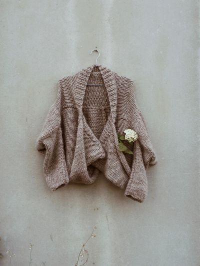 Knitting pattern for Light air cardigan