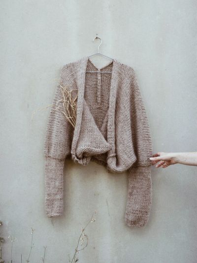 Knitting pattern for Light air cardigan