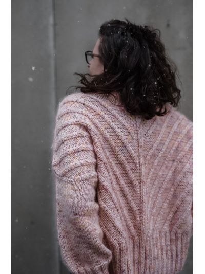 Fishbone Chunky Sweater Knitting Pattern